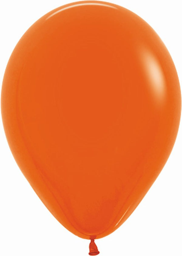 Orange balloons