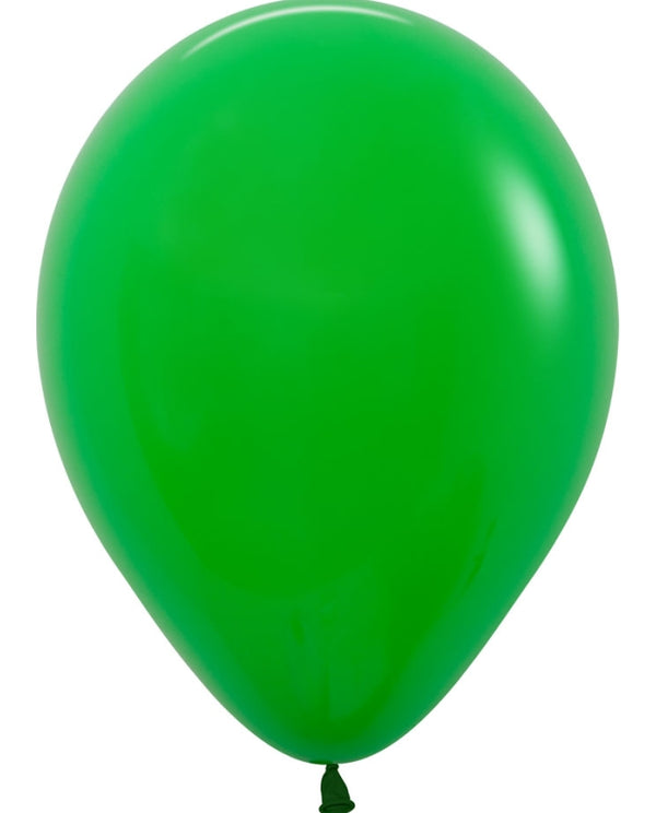 Green balloons