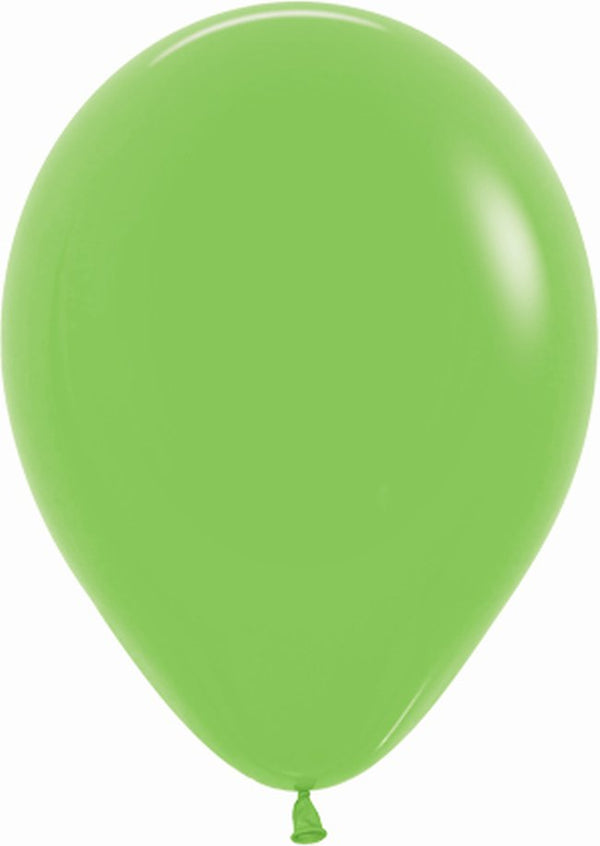 Apple green balloons