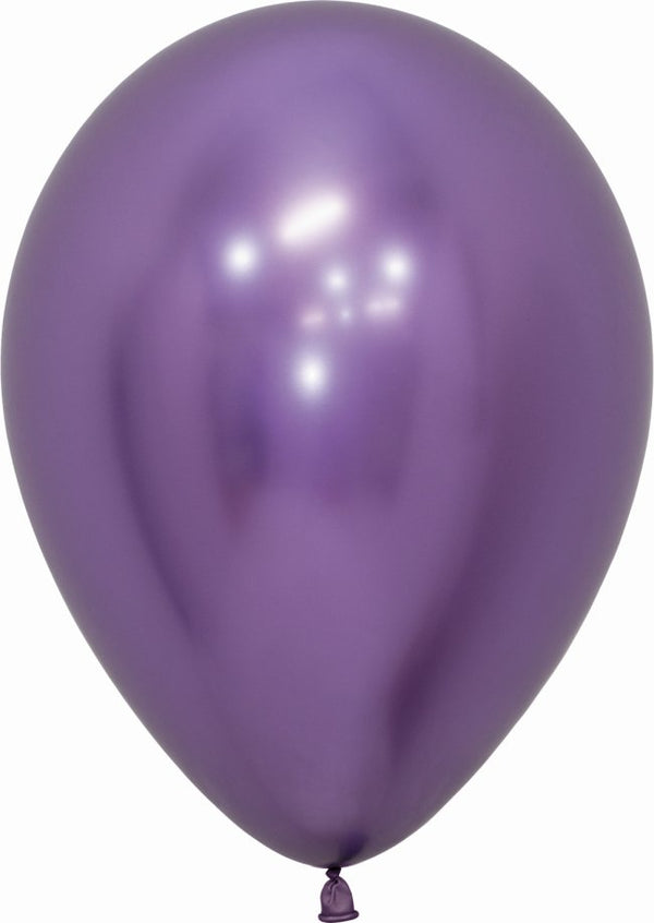 Globos violeta cromado